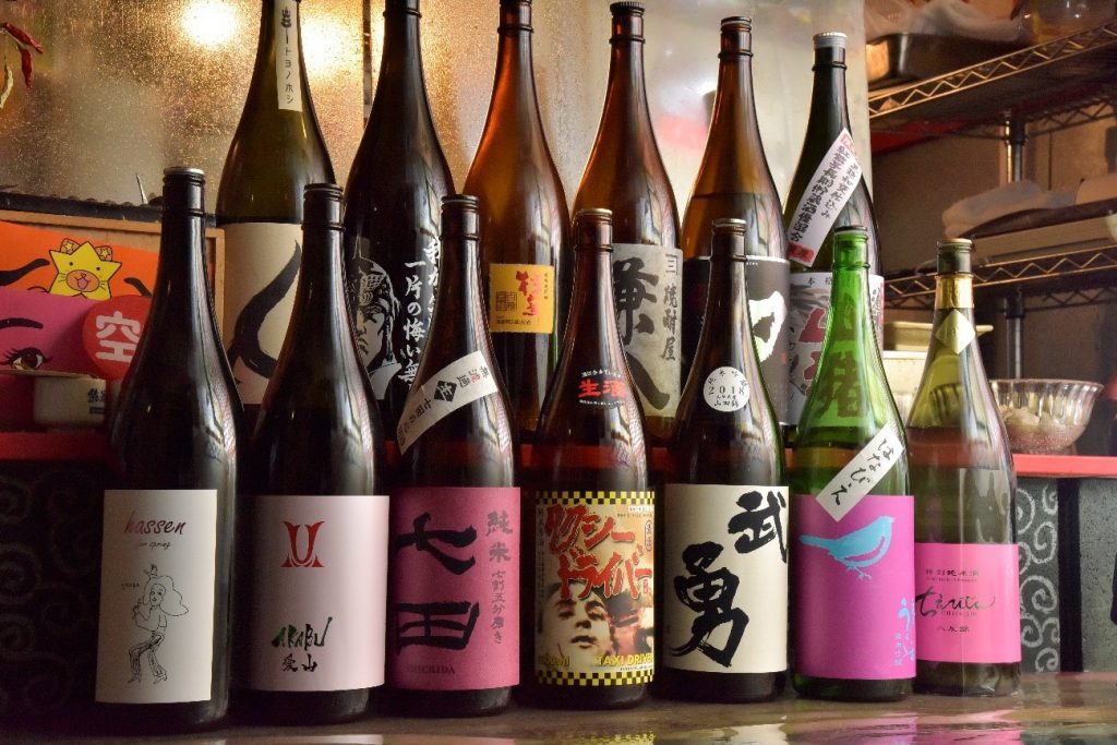 Daily Japanese sake and shochu selection